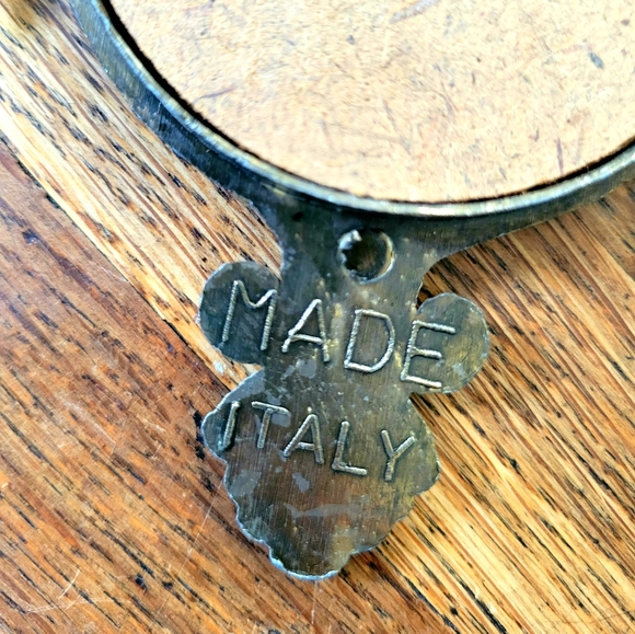 Vintage set of 3 ornate made in Italy brass framed photos - Picture 5 of 7